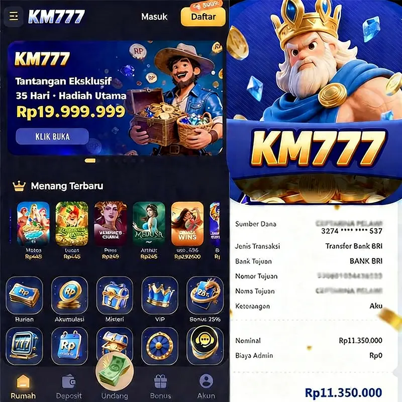 km777 Masuk